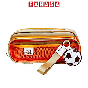 Bóp Viết Vải Thể Thao Football - Yescholar 9405 - Màu Cam