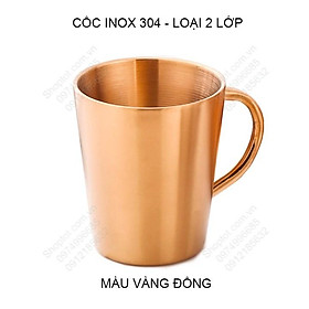 Mua CỐC LY BẰNG INOX 304 LOẠI 2 LỚP CÓ TAY CẦM 300ML  CHUYÊN DÙNG UỐNG CÀ PHÊ  UỐNG TRÀ  SỮA ĐA NĂNG