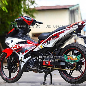 Tem rời EX 150 đỏ đen ver  CITY 2020