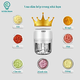 Mua Máy xay tỏi  ớt mini cầm tay  xay rau củ quả  thực phẩm siêu tiện lợi