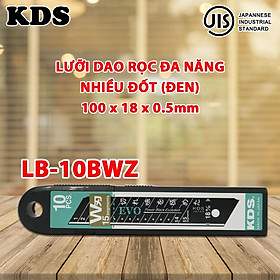 LƯỠI DAO ĐEN 18mm KDS LB-10BWZ