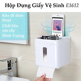 Hộp đựng giấy vệ sinh dán tường e1612 trong nhà tắm và nhà bếp