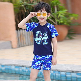 Đồ bơi bé trai size lớn - kèm nón 2363