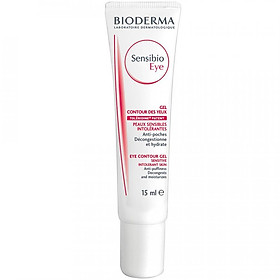 Gel dưỡng ẩm chống quầng thâm và giảm bọng mắt BIODERMA Sensibio Eye 15ml
