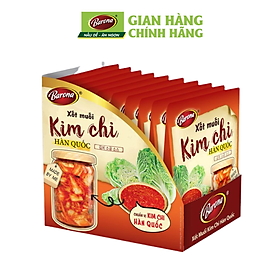 Combo 1 hộp (10 gói) Xốt Muối Kim Chi Barona 180g