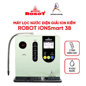 Máy Lọc Nước Điện Giải Ion Kiềm Robot IonSmart 38 Chức Năng Nóng Thông Minh Tạo 8 Loại Nước Điện Giải Để Bàn Treo Tường - Hàng Chính Hãng