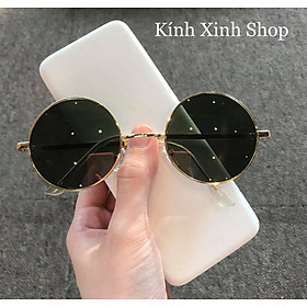 Kính mát nam nữ thời trang mắt tròn cao cấp