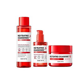 Combo 3 sản phẩm SOME BY MI RED TEA TREE CICASSOSIDE FINAL SOLUTION (toner,serum,cream)