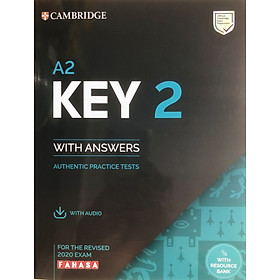 Cambridge - A2 Key with answers (with Audio and Resource Bank)