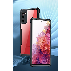 Ốp lưng cho Samsung Galaxy S20, S20 FE, S20 Plus hiệu XUNDD trong viền màu chống ố, chống sốc cao cấp - Hàng chính hãng - S20 FE - TRONG VIỀN MÀU ĐEN