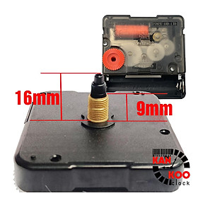 Mua Máy đồng hồ treo tường kim trôi XỊN hiệu Power trục đồng dài 9mm bảo hành 3 năm