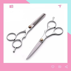 (Tặng dao cạo đa năng) Bộ kéo cắt tỉa tóc cao cấp CT1