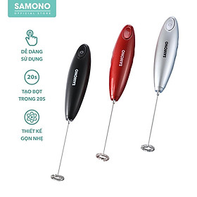 Mua Máy tạo bọt sữa cho các tín đồ yêu thích cà phê cappuchino  latte SAMONO SW-MFB11 - Hàng chính hãng