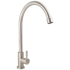 Mua Vòi rửa chén lạnh Inox SUS 304 Eurolife EL-T017 (Trắng vàng)