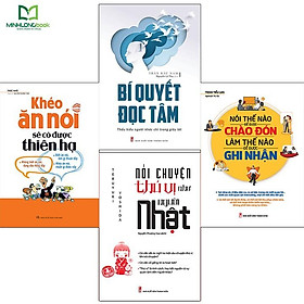 Hình ảnh Sách: Combo Nghệ Thuật Giao Tiếp Để Thành Công (KHÉO ĂN NÓI SẼ CÓ ĐƯỢC THIÊN HẠ+ Nói thế nào để được chào đón, làm thế nào để được ghi nhận+ Bí quyết đọc tâm - Thấu hiểu người khác chỉ trong giây lát+ Nói chuyện thú vị như người Nhật) 