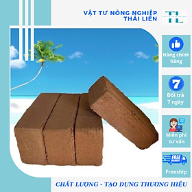 Mua Đất nén hữu cơ  Viên nén xơ dừa 650gr  mụn xơ dừa viên lớn đã qua xử lý  nở gấp 5 lần  trồng rau  trộn giá thể trồng cây