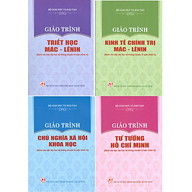 Combo 4 cuốn Giáo Trình Dành Cho Bậc Đại Học Hệ Không Chuyên Lý Luận Chính Trị: Giáo Trình Triết Học Mác – Lênin + Giáo Trình Kinh Tế Chính Trị Mác – Lênin + Giáo Trình Chủ Nghĩa Xã Hội Khoa Học + Giáo Trình Tư Tưởng Hồ Chí Minh - Bộ mới năm 2021