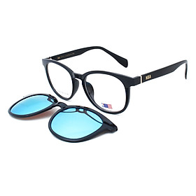 Gọng kính unisex độ & mát clip-on NBA NBA1150 thời trang (size 52/19/140)
