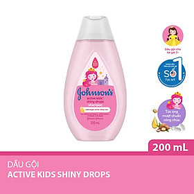 Dầu gội Johnson's Baby óng mượt cho bé gái (200ml)