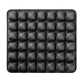 Air Car Seat Mat Air/Water Inflatable Chair Pad Seat Cushion Breathable Cover Wheelchair Mat with Ball Valve Pain Relief Airplanes Use Pain Pad