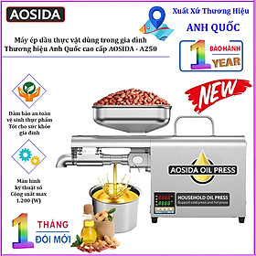 Mua Máy ép dầu thực vật NÓNG - LẠNH dùng trong gia đình. Thương hiệu Anh Quốc cao cấp AOSIDA - A250. Hàng chính hãng