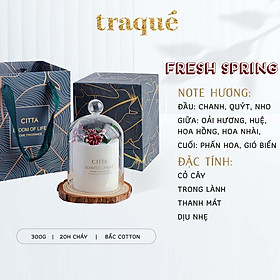 Hình ảnh Review Nến thơm trang trí phong cách hoa khô thảo mộc