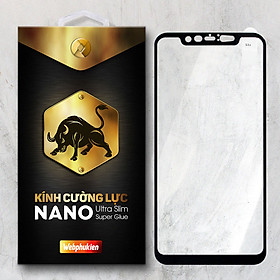 Mua Miếng kính cường lực cho Xiaomi Mi 8 Pro Full viền màn hình Webphukien - Đen - Hàng Chính Hãng