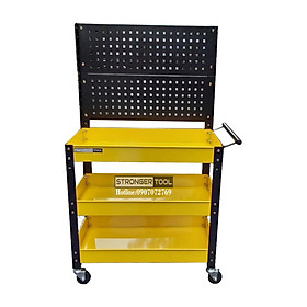 XE ĐẨY DỤNG CỤ 3 NGĂN CÓ TẤM TREO STRONGER TOOL