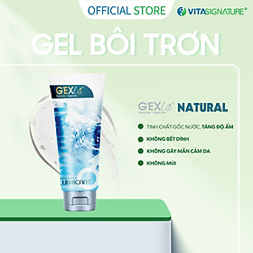 [MUA ĐỂ NHẬN QUÀ] Tuýp 100ml - Gel bôi trơn G'EXlife - Natural - Không mùi- Tuýp 100ml