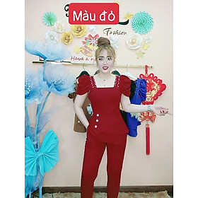 Sét bộ thun mặc đi chơi dễ thương 5 size từ 40 kg đến 75 kg..LV03