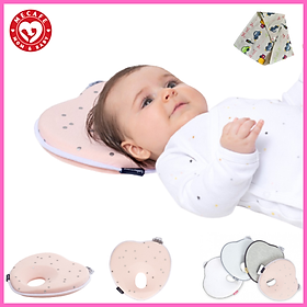 Gối chống bẹt đầu méo đầu cho bé Babymoov tặng khăn giữ ấm cổ họa tiết ngẫu nhiên