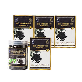 Combo 3 hộp Hà thủ ô đỏ Phạm gia Nguyên Hà Gold 3+ tặng 1 hộp - Đen Tóc Đỏ Da Không Lo Bạc Sớm
