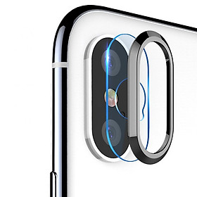 Mua Miếng dán kính cường lực Camera và viền bảo vệ Totu cho iPhone X / XS / XS MAX (Đen) - Hàng chính hãng