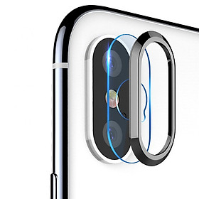 Miếng dán kính cường lực Camera và viền bảo vệ Totu cho iPhone X / XS / XS MAX (Đen) - Hàng chính hãng