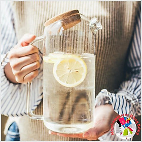 Bình nghiêng nắp gỗ 1,6L