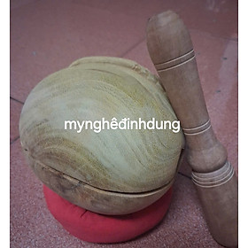 Mua MÕ tụng kinh Phật bằng gỗ mítkhông dác  kt 14x14x14cm