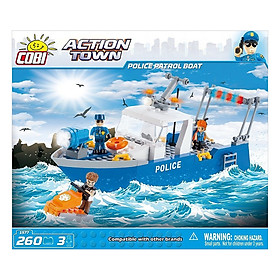 Đồ Chơi Lắp Ráp Tàu Cảnh Sát Tuần Tra COBI-1577