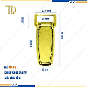 Khoen quai túi xách, Khoen d túi xách cao cấp công nghệ mạ điện độ bền 5-8 năm