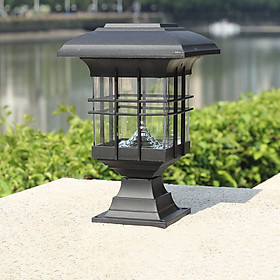 Mua Đèn Led sân vườn năng lượng mặt trời trang trí hiện đại (Bao gồm cột cắm đất và đế bắt cột