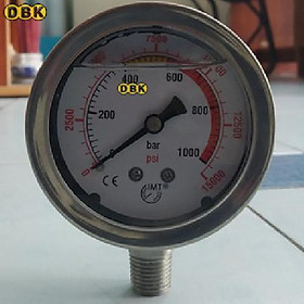 Mua Đồng hồ đo áp suất 1000 bar phi 100mm SPG100