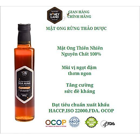 Mật ong rừng Thảo Dược HONEYLAND tổng 380g mật ong thiên nhiên nguyên chất