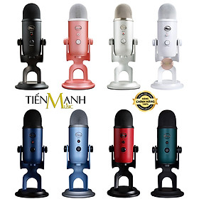 Micro Blue Yeti USB Condenser - Mic Thu Âm Podcast, Livestream, Radio, ASMR Microphone Phòng Thu Studio Hàng Chính Hãng - Kèm Móng Gẩy DreamMaker