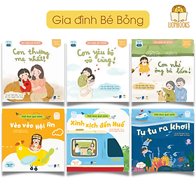 Combo Gia Đình Bé Bỏng phần 1,2 (Lẻ tùy chọn) - Sách thơ cho bé tập nói, tập đọc 0-6 tuổi