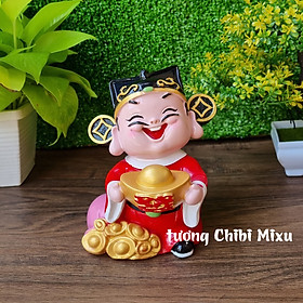 Mua Tượng Thần Tài size 13cm may mắn - mẫu 03