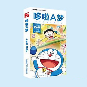 (BÌA NGẪU NHIÊN) Hộp ảnh POSTCARD mẫu mới DORAEMON - CHÚ MÈO MÁY ĐẾN TỪ TƯƠNG LAI anime dễ thương