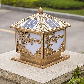 Mua Đèn trụ cổng năng lượng mặt trời Cây tùng TAMOGA UAKD 7008 cỡ 300mm  250mm
