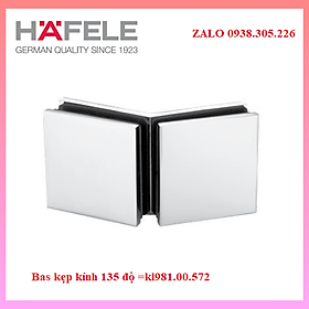 Mua Bas kẹp kính 135 độ =kl Hafele 981.00.572 ( mã mới 981.77.914)