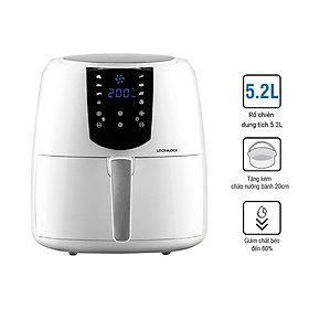 Nồi Chiên Không Dầu Lock&Lock EJF357WHT (5.2 Lít) - Hàng Chính Hãng