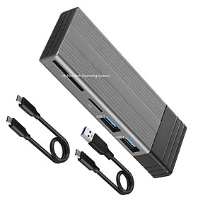 Ưu đãi đặc biệt trạm nối USB3.1 gen2 dòng bộ sưu tập typecHUB đa giao diện m.2 hộp đĩa cứng giao thức kép nvme trạng thái rắn