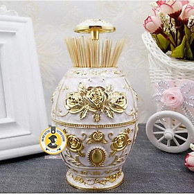 Mua Lo Đựng Tăm Mạ Vàng Phong Cách Hoàng Gia Sang Trọng - Ảnh Chụp Thật Kèm Video